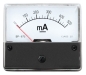 Preview: Einbau,Messinstrument,500,mA,DC,Drehspul,günstig,Blanko