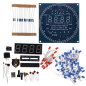 Preview: Digitaluhr,Bausatz,Temperatur,LED,Platine,DIY,Elektronik,Löten,Selbstbau