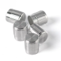 Preview: Potentiometer,Poti,Knopf,Drehknopf,Skalenknopf,Zeiger,Aluminium,Steckachse,silber