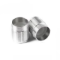 Preview: Potentiometer,Poti,Knopf,Drehknopf,Skalenknopf,Zeiger,Aluminium,Steckachse,silber