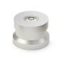 Preview: Single-Puck Aluminium silber mit Libelle