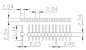 Preview: Anschluss,Stecker,Pins,Pfosten,Platine,Verbindung,2,54,mm,Rastermass,farbig