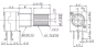 Preview: Potentiometer,Poti,stereo,100,k,Ohm,linear,klein,Steckachse,6,mm