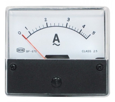 Einbauinstrument 5A AC
