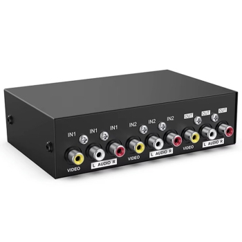 Preview: Audio,Video,Umschalter,Wahlschalter,Eingang,Cinch,stereo,Pult,Input,Control