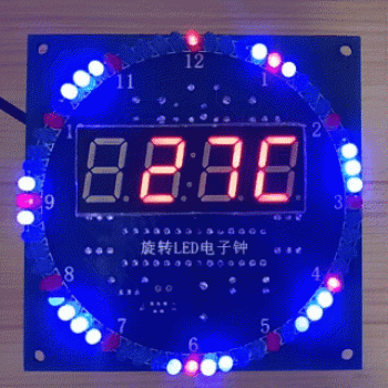 Digitaluhr,Bausatz,Temperatur,LED,Platine,DIY,Elektronik,Löten,Selbstbau