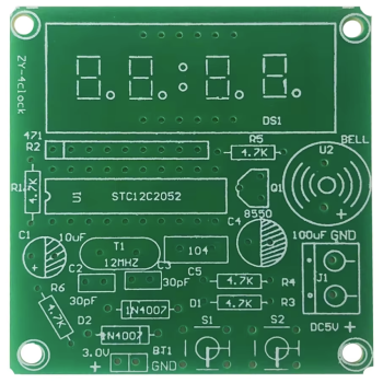 Bausatz,Digitaluhr,Elektronik,Stoppuhr,Countdown,Wecker,2,zwei