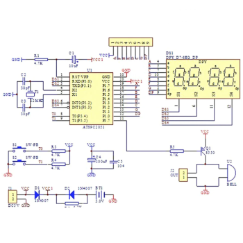 Bausatz,Digitaluhr,Elektronik,Stoppuhr,Countdown,Wecker,2,zwei