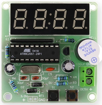 Bausatz,Digitaluhr,Elektronik,Stoppuhr,Countdown,Wecker,2,zwei