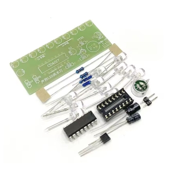 Preview: Bausatz,Tonsteuerung,LED,Platine,Elektronik,weiß,IC,DIY,Kit,Heart