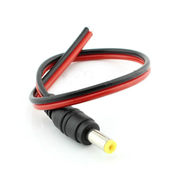 DC Anschlusskabel mit 5,5 x 2,1 mm Stecker / Anschlussdrähte
