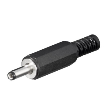 Hohlstecker mit 1,3 mm Bohrung und 3,4 mm Durchmesser