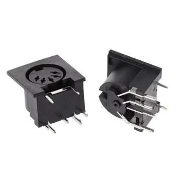 Preview: DIN, Diodenbuchse, 5, polig, anreihbar, Printmontage