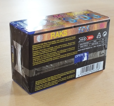Preview: Cassette,compact,Kassette,Tape,Recorder,RAKS,90,min,3,Pack,neu