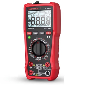 Digital,Multimeter,Frequenz,Temperatur,Abstand,Lux,viele,Bereiche
