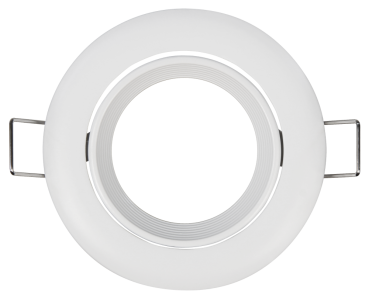 LED Einbaurahmen weiß schwenkbar