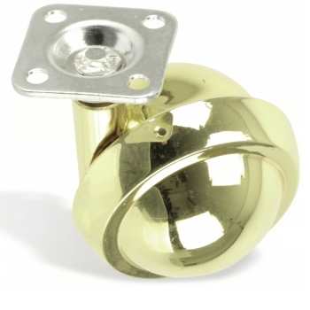 Lenkrolle, Möbel,Transportrolle, Schwerlast, Lastrolle, Rolle, drehbar, Kugellager,gold