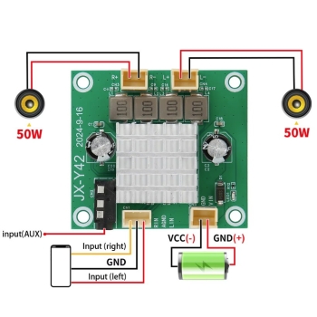 Audio,NF,Verstärker,Platine,Modul,IC,100,Watt