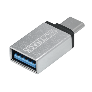 USB,OTG,C,A,3,Adapter,klein,kurz,Maxtrack,silber