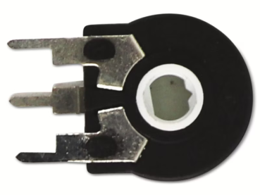 Potentiometer,Poti,Trimmer,500,k,Ohm,linear,klein,stehend
