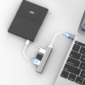 Preview: USB-C,Hub,4,fach,port,3,2,kabel,laptop,notebook