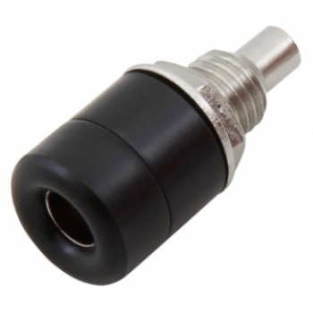 Bananenbuchse, Telefonbuchse 4 mm, schwarz