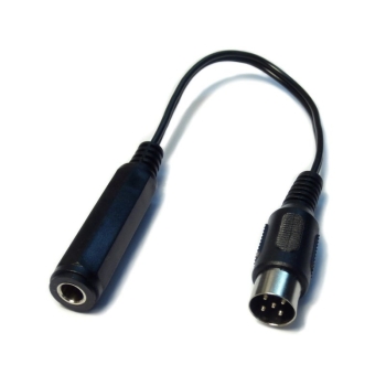 Adapter DIN Würfelstecker auf 6,3 mm Klinke