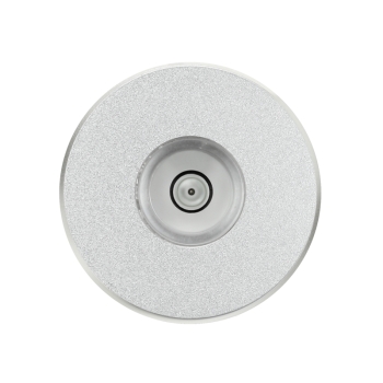 Single-Puck Aluminium silber mit Libelle