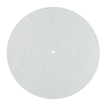Plattentellerauflage, Slip Mat aus Filz - Dynavox weiss