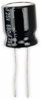 Elko - Elektrolytkondensator - 25 V - 680 uF