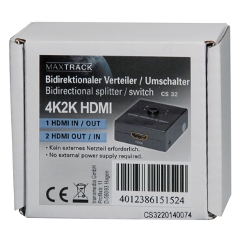 HDMI-Umschalter - bidirektional Switch - 4K/2K - vielseitig