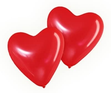 Herzballons,Luftballon,Herz,rot