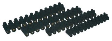 Lüsterklemmen schwarz