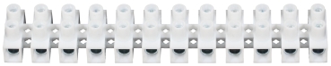 Lüsterklemme 12-polig - 6mm² - 32A - weiß