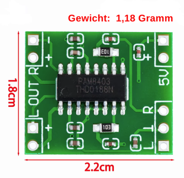 Verstärker,Amplifier,Platine,Modul,Mini,Miniatur,NF,stereo