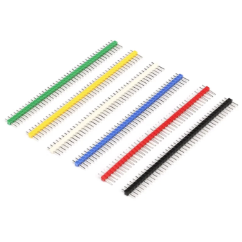 Anschluss,Stecker,Pins,Pfosten,Platine,Verbindung,2,54,mm,Rastermass,farbig