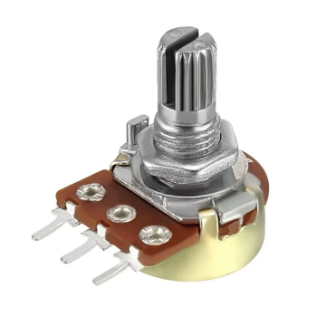 Potentiometer,Poti,1,M,Ohm,linear,klein,Steckachse,6,mm