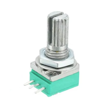 Potentiometer,Poti,250,k,Ohm,linear,klein,Steckachse,6,mm