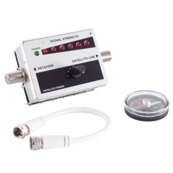 SAT Finder mit Kabel und Kompass