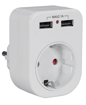 Zwischenstecker mit USB