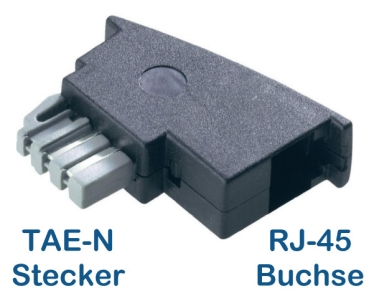 Adapter TAE-N auf RJ-45