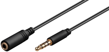 Klinke,3,5,Verlängerung,Kabel,4,polig,apple,iphone,stecker
