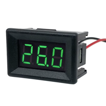 LED,Display,Spannung,Voltmeter,digital,3,stellig,grün,einbau,30,Volt