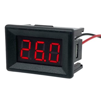 LED,Display,Spannung,Voltmeter,digital,3,stellig,rot,einbau,30,Volt