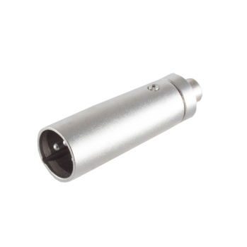 Adapter Cinch-Kupplung auf XLR-Stecker - Vollmetall