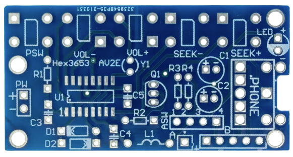 DIY Elektronische Kit FM Stereo Radio Modul 76-108 MHz Drahtlose Senr Empfänger Schaltung PCB Board Löten Praxis Projekt  502