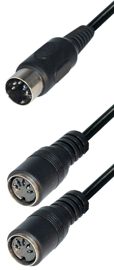 Wentronic USB Y-Kabel – 2x A-Stecker Auf Mini-B, 0,6m, Doppelt Geschirmt, Schwarz – Perfekt Für Externe Festplatten & Geräte