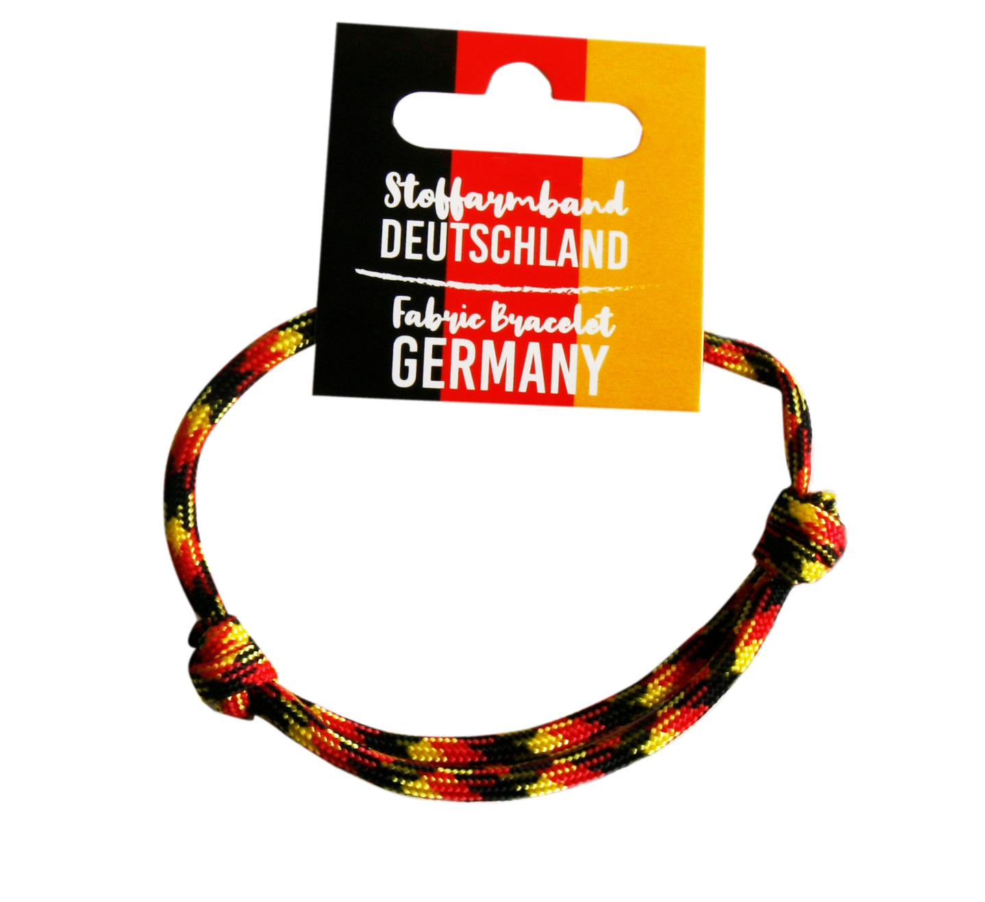 Adapterland - Fanartikel - Armband Stoff - Deutschland - schwarz rot gold