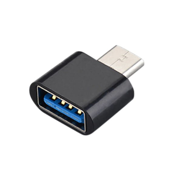 Adapterland - Adapter USB-A auf USB-C - Mini - Kupplung => Stecker, schwarz