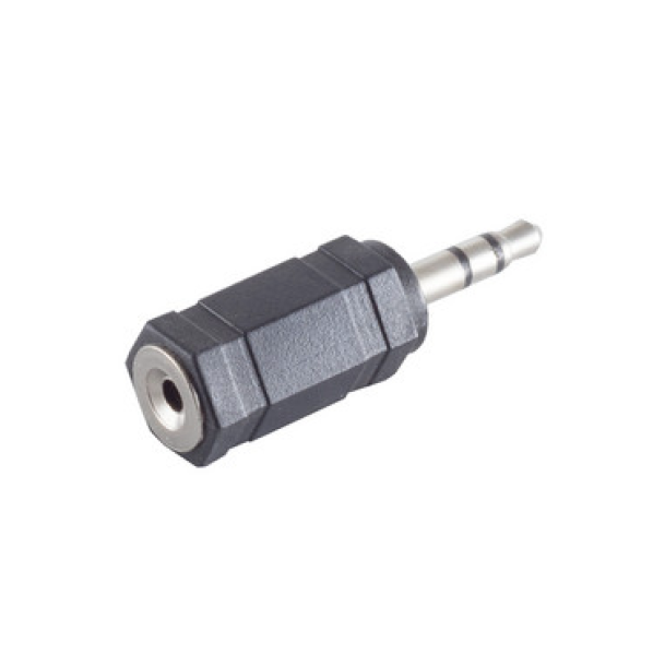Adapter,Klinke,Stecker,Buchse,Kupplung,kurz,kompakt,3,5,2